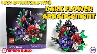 Thumbnail: Building the new LEGO Botanicals 11513 Dark Flower Arrangement