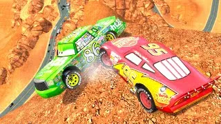 Thumbnail: GTA 4 Lightning McQueen vs Chick Hicks Cliff Drops & Crashes ep.1