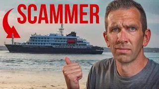 Thumbnail: A Scammer is Stranded on a Cruise Ship!