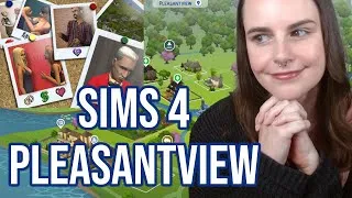 Thumbnail: I Created Pleasantview in The Sims 4! (Save File Tour ~ Sims 2 Conversion with Townies & NPCs)