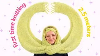 Thumbnail: My First Knitting Project: A Giant Scarf