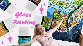 Thumbnail: I Ruined the Glass… But Made a Beautiful Stained Glass Painting! (Pebeo Vitrail)
