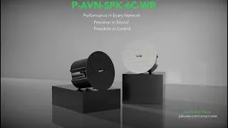 Thumbnail: Introducing the P-AVN-SPK-6C-WB | IPMX Ceiling Speaker