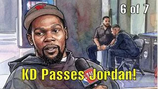 Thumbnail: NBA Kevin Durant Reacts To Passing Michael Jordan All-Time! 6 of 7