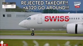 Thumbnail: A220 STARTABBRUCH ! REJECTED TAKEOFF SWISS AIRBUS A220 at Munich Airport MUC/EDDM