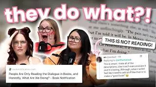 Thumbnail: Readers Are ONLY Reading the Dialogue Now, AI Bookstagrammers… What Are We Doing?!