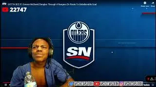 Thumbnail: Ishowspeed reacts to Connor mcdavid highlights