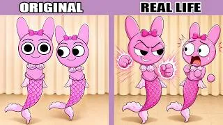 Thumbnail: Why Is Mermaid Pinki So Mad at Pinki?! 😳🧜‍♀️ | Sprunki Animation