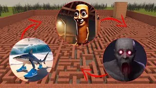 Thumbnail: TRALALELO VS TUNG TUNG SAHUR VS SCP-096! In Garry's Mod