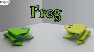 Thumbnail: How To Make origami Jumping frog | Very Easy | P N Art And Craft | By Parv Babariya |