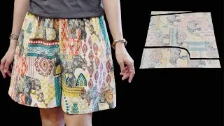 Thumbnail: Quick and easy - Cut and sew your own shorts at home - DIY sewing