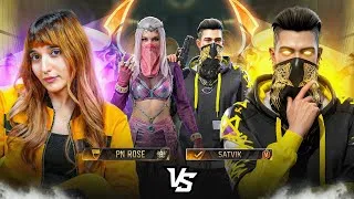Thumbnail: SATVIK vs PN ROSE IN FREEFIRE
