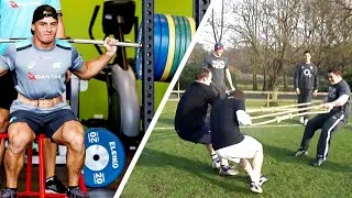 Thumbnail: Rugby Gym Montage with HEAVY SQUATS | Strength & Conditioning