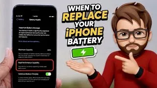Thumbnail: When to replace your iPhone battery's Full Details in Telugu