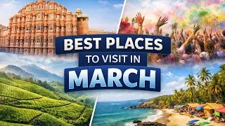 Thumbnail: Best Places to Visit in March | Best Holi Celebration Places | Top March Travel Destinations