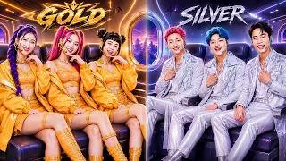 Thumbnail: Gold Girl Vs Silver Boy At Kpop Show! Who Is The Best Kpop Idol?