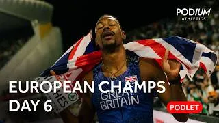 Thumbnail: European Athletics Championships 2026 | Day Six Podlet - Gold double for GB 4x100m