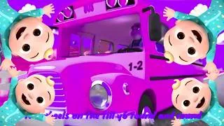 Thumbnail: Wheels on the Bus Go Round and Round 🚌 | Nursery Rhymes & Kids Songs for Babies | Poem World