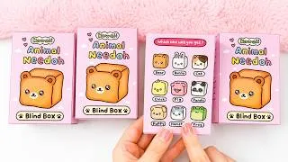 Thumbnail: Paper DIY 💛 Kawaii Animal NEEDOH Blind Box Unboxing l ASMR 💌 Free Template