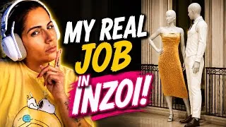 Thumbnail: 🛍️ I WORK IN A CLOTHING STORE... NOW I'M DOING IT IN INZOI?! 🤯✨
