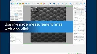 Thumbnail: SEM Modernization software - in-image measurement lines