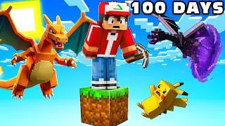 Thumbnail: I Survived 100 Days in Cobblemon One Block