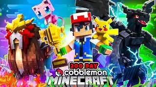 Thumbnail: I Spend 200 Days in Cobblemon (Becoming the Ultimate Pokémon Master)