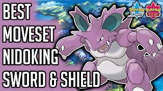Thumbnail: Nidoking Best Moveset Sword and Shield - Nidoking Best Moveset Moves Nature Item Ability Gen 8