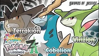 Thumbnail: Pokémon Legends: Z-A - Cobalion, Terrakion, Virizion & Keldeo Battle Music (HQ)