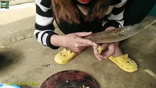 Thumbnail: Được Vợ Tẩm Bổ Bằng Tiết Canh Lưỡi Lợn Chấm Chẵm Chéo Ngon Tê Lưỡi   Nhịp Sống Nông Thôn