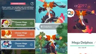 Thumbnail: World First Ever✨️Mega Delphox Debut in Pokemon Go
