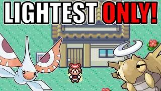 Thumbnail: Can you beat Pokémon Sapphire with only the Lightest Pokemon?