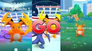 Thumbnail: Finally I Got Super Mega ✨ SHINY RAICHU Y Raid in Pokemon Go | Mega Raichu X and Y Evolution 