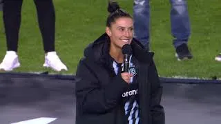 Thumbnail: Ali Krieger Speech at her final regular season NWSL game
