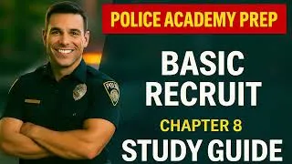 Thumbnail: Crimes Involving Property & Society Chapter 8 TEST Study Guide | Basic Recruit Book | (2026 Edition)