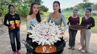Thumbnail: Aamzing cooking wash chicken leg with egg for crispy fry recipe