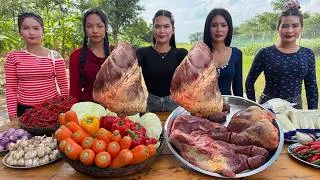 Thumbnail: BBQ cooking BBQ beef heart, beef kidney recipe | yummy BBQ beef recipe