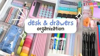 Thumbnail: Desk + Stationery Organization Makeover ASMR 💗 Cozy & Aesthetic
