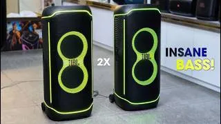 Thumbnail: 2 JBL PartyBox Ultimates Hit Together! INSANE BASS!
