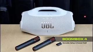 Thumbnail: JBL Boombox 4 Meets EasySing Mic – Karaoke Setup & Sound Test!
