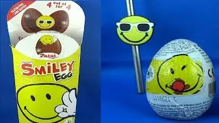 Thumbnail: SMILEY EGG 4 Surprise Eggs Opening #222