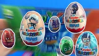 Thumbnail: PJ Masks Toys Luna  Howler Night Ninja  Catboy Gekko Owlette Surprise Eggs Opening #217