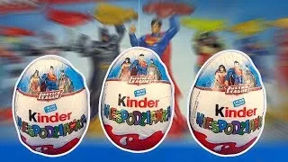Thumbnail: Justice League Kinder Surprise Eggs Opening #216