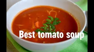 Thumbnail: The best and simplest tomato soup recipe