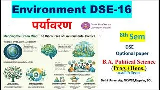 Thumbnail: Unit 1:  Environment: Philosophies and Politics || environment_8th_semester Pol. Science DU SOL