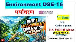 Thumbnail: Unit 1: Environment: Philosophies and Politics || environment_8th_semester Pol. Science DU SOL