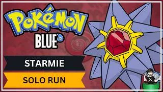 Thumbnail: How Fast Can You Beat Pokemon Blue With ONLY Starmie?