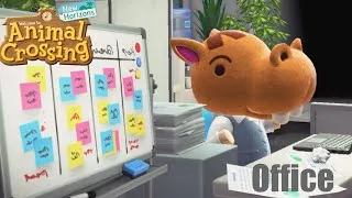 Thumbnail: Life at the office in ACNH | Animal Crossing New Horizons📈👔
