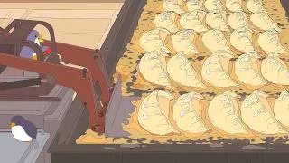 Thumbnail: Penguins Making Shrimp Gyoza While Sleeping