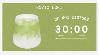Thumbnail: 3-HOUR STUDY WITH ME (matcha latte) | 30/10 Pomodoro | Lofi Focus Music | ADHD ☕